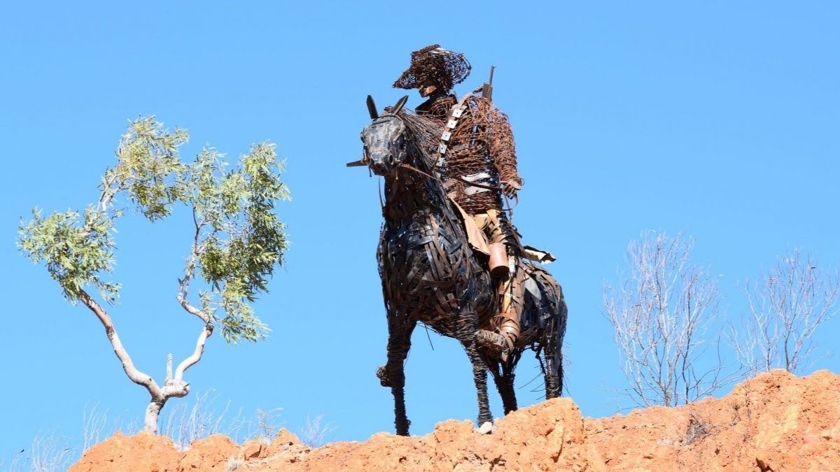 Roma’s Outback Sculptures near your accommodation Roma QLD